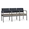 Lesro Lenox 3 Seat Tandem Seating W/ Arms, 64.5 in W 24.5 in L 32 in H LS3103 - alternate 1